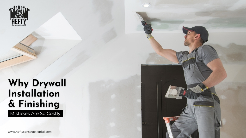 drywall installation and finishing