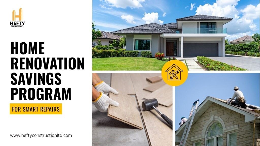 Home Renovation Savings Program for Smart Repairs